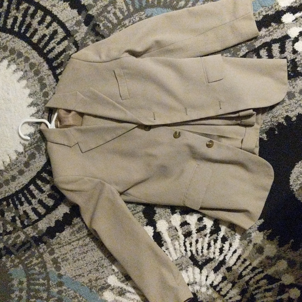 Tan suit and matching pants